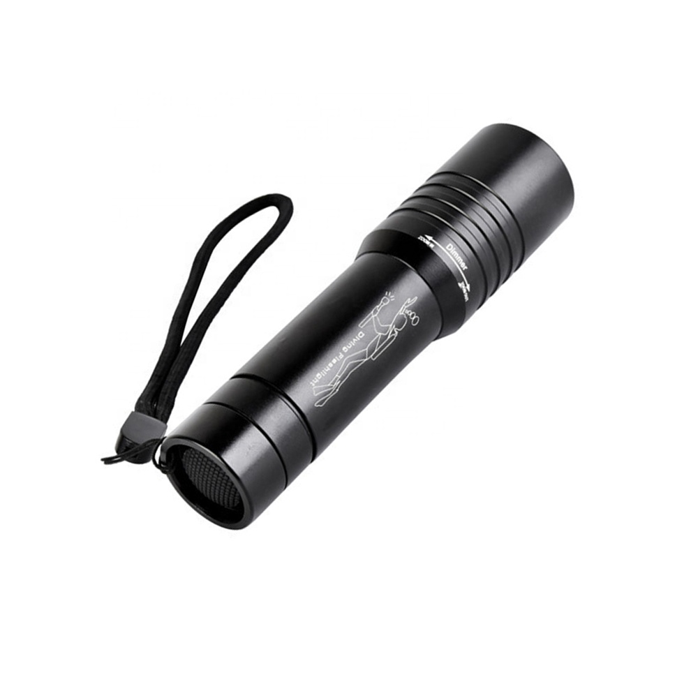 1000 lm linterna de buceo powerful 10W waterproof zoomable rechargeable underwater torch 50m led scuba IP68 diving flashlight D4 Featured Image