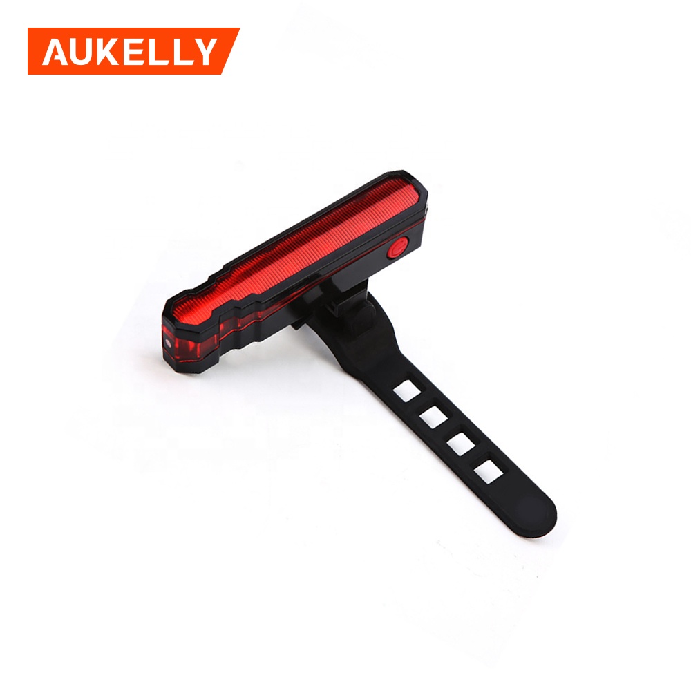 Waterproof Safety Warning Bicycle Light USB Rechargeable Cycling Rear Light Bicycle Laser Light B109