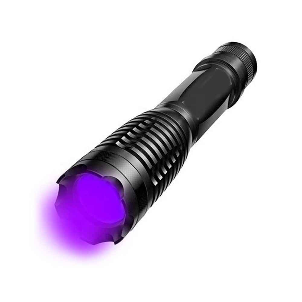 2 Mode Dog Urine Pet Stains Bed Bug Detector Power Ultra violet Torch zaklamp T6 uv crack detection LED Blacklight uv flashlight