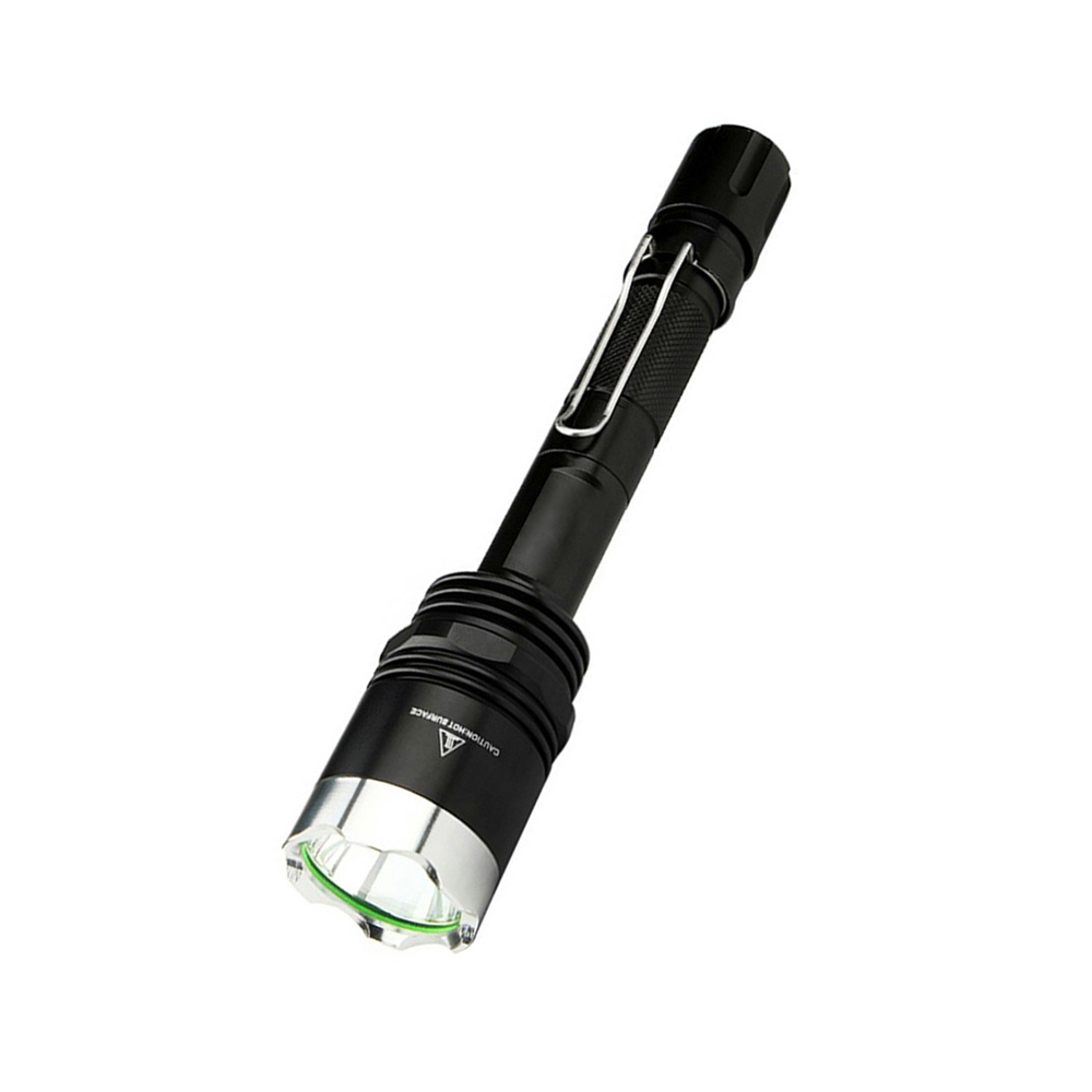 T6 Aluminum outdoor led torch Waterproof 18650 rechargeable 1000 Lumen el feneri camping light long shot Fixed focus flashlight