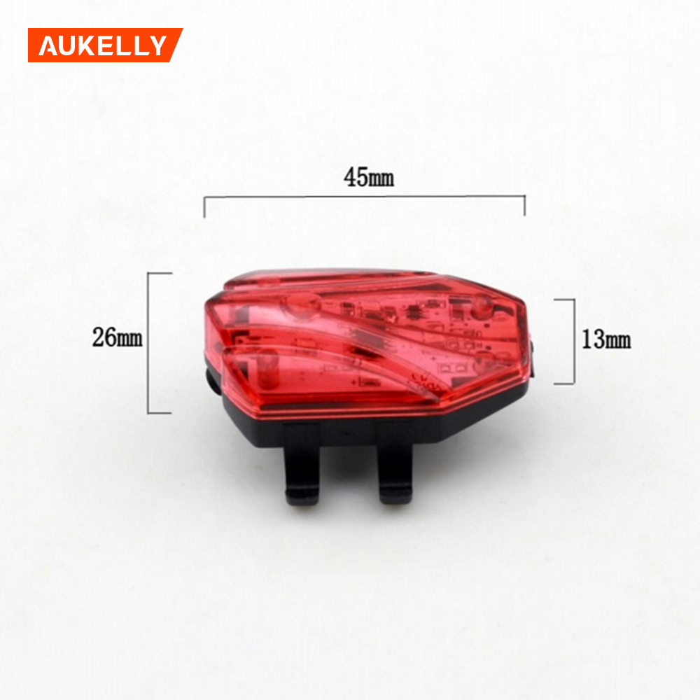 4 LED Waterproof  Safety Warning bicycle rear light usb rechargeable bike taillight B167