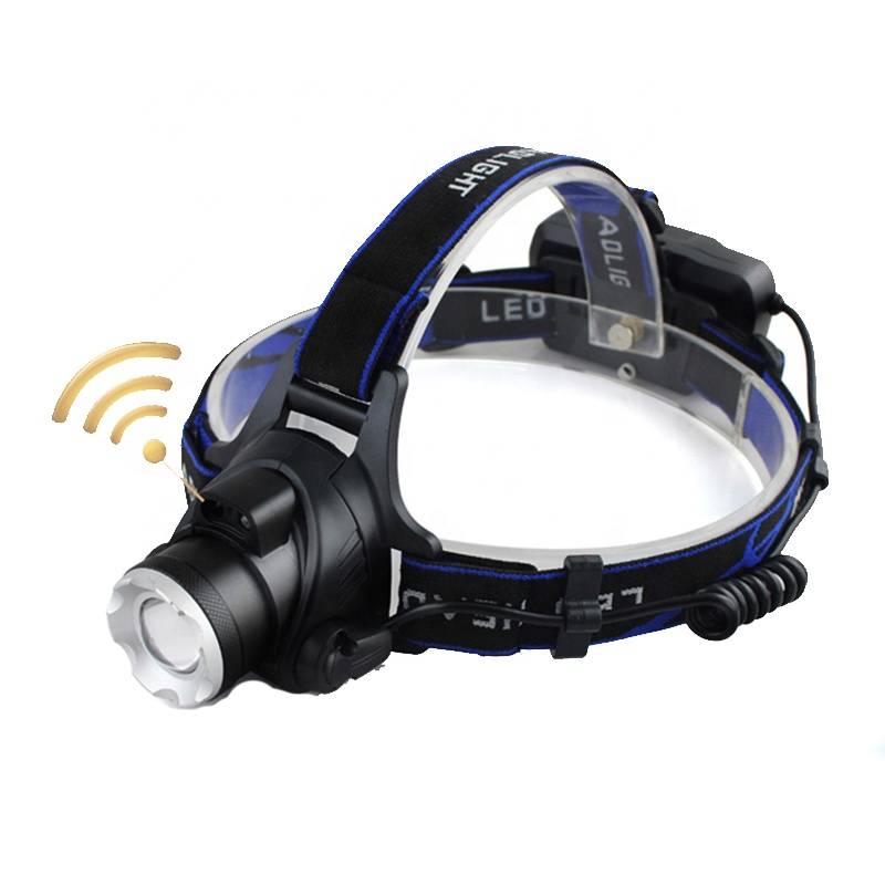 Portable IR Sensor Headlamp Induction Head light Micro USB 18650 Lanterna T6 Mining Flashlight USB Rechargeable Headlamp Sensor