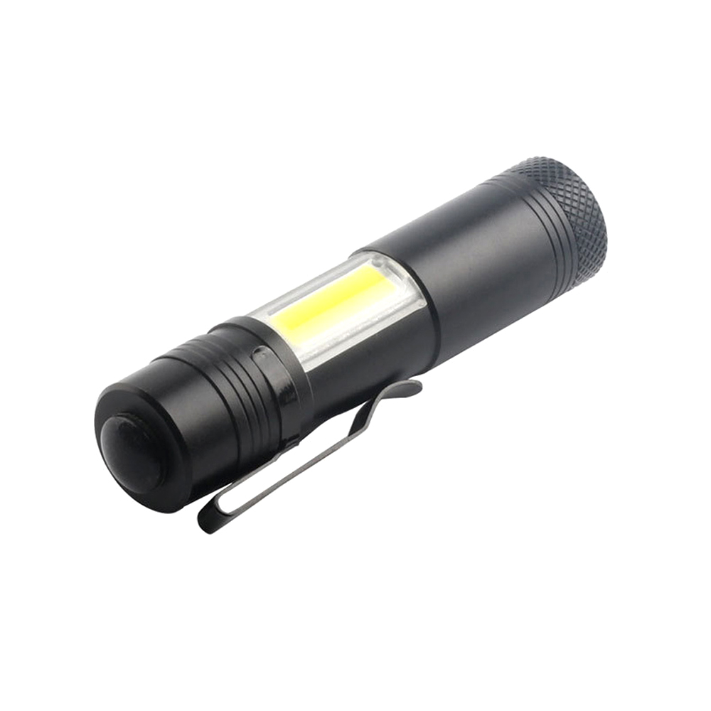 Mini XPE LED Flashlights bulk Portable Lanterna Powerful Penlight Zoomable Keychain Torch Torch Lamp 4 Mode cob flashlight 14500
