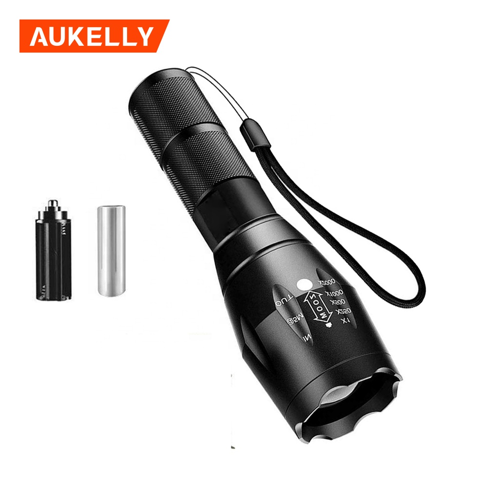 Outdoor 1000 Lumens zoomable tactical flashlights waterproof led taschenlampe xml t6 rechargeable Torch g700 flash light H8 Featured Image