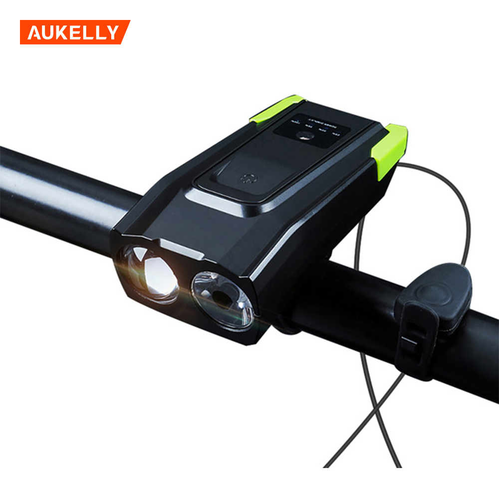 OEM Factory for  Bicycle Light With Horn Water Proof Rechargeadble  - 4000mAh USB Rechargeable 6 Modes ABS Bike Accessories light MTB Road 120 Decibel bell Cycling Headlight bicycle light and horn...