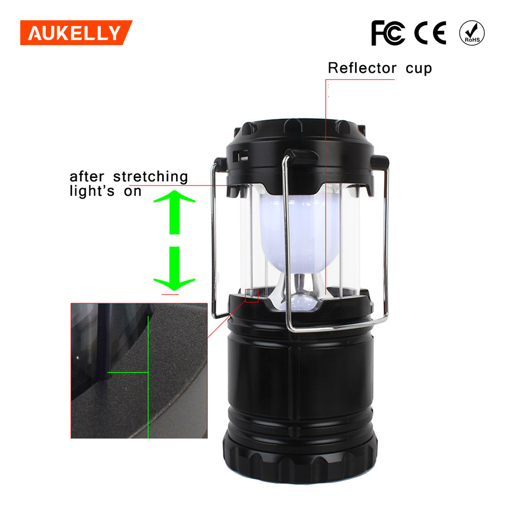 Rechargeable Portable Outdoor Led Solar Camping Lantern with USB and DC socket C5