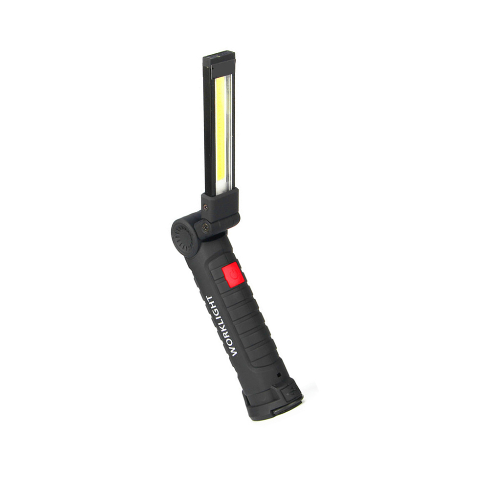 Autoinspektionslampe 180 grader Roterende fleksibel kolbearbejde Lommelygte Udendørs bærbar lommelygte USB Genopladelig LED Arbejdslys WL5