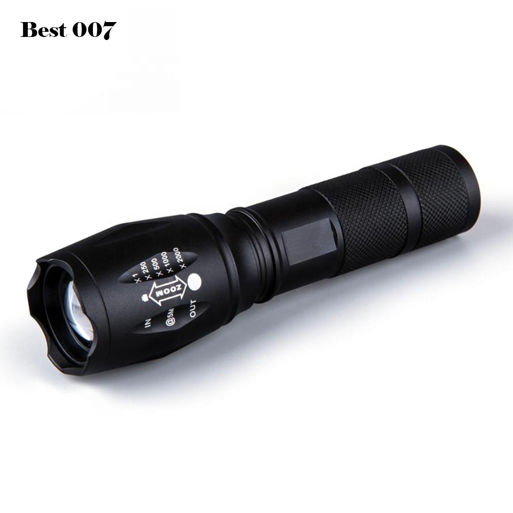 Outdoor 1000 Lumen Zoom Waterproof Tactical Flashlight H8 Featured Image