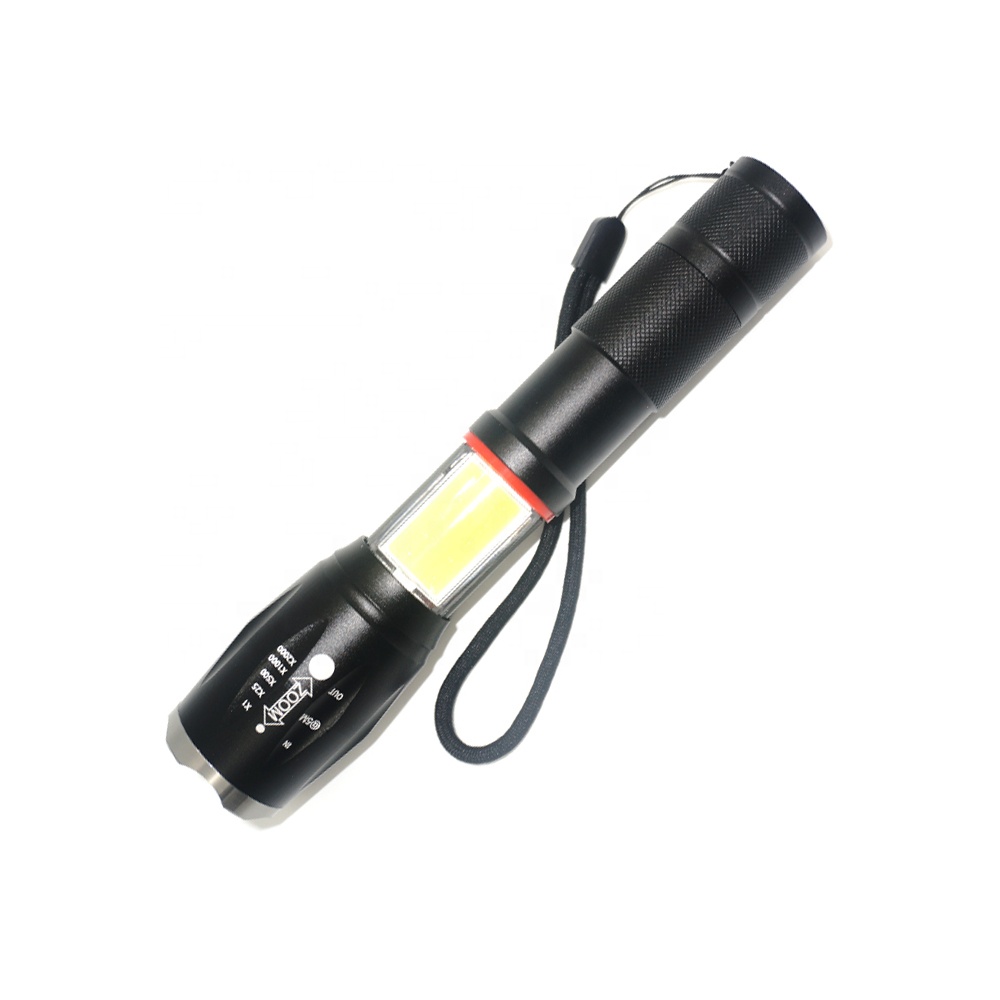 1000 Lumens Taschenlampe Multifunction T6 Led torch 5 Mode Adjustable Zoomable Rechargeable Waterproof COB magnetic flashlight