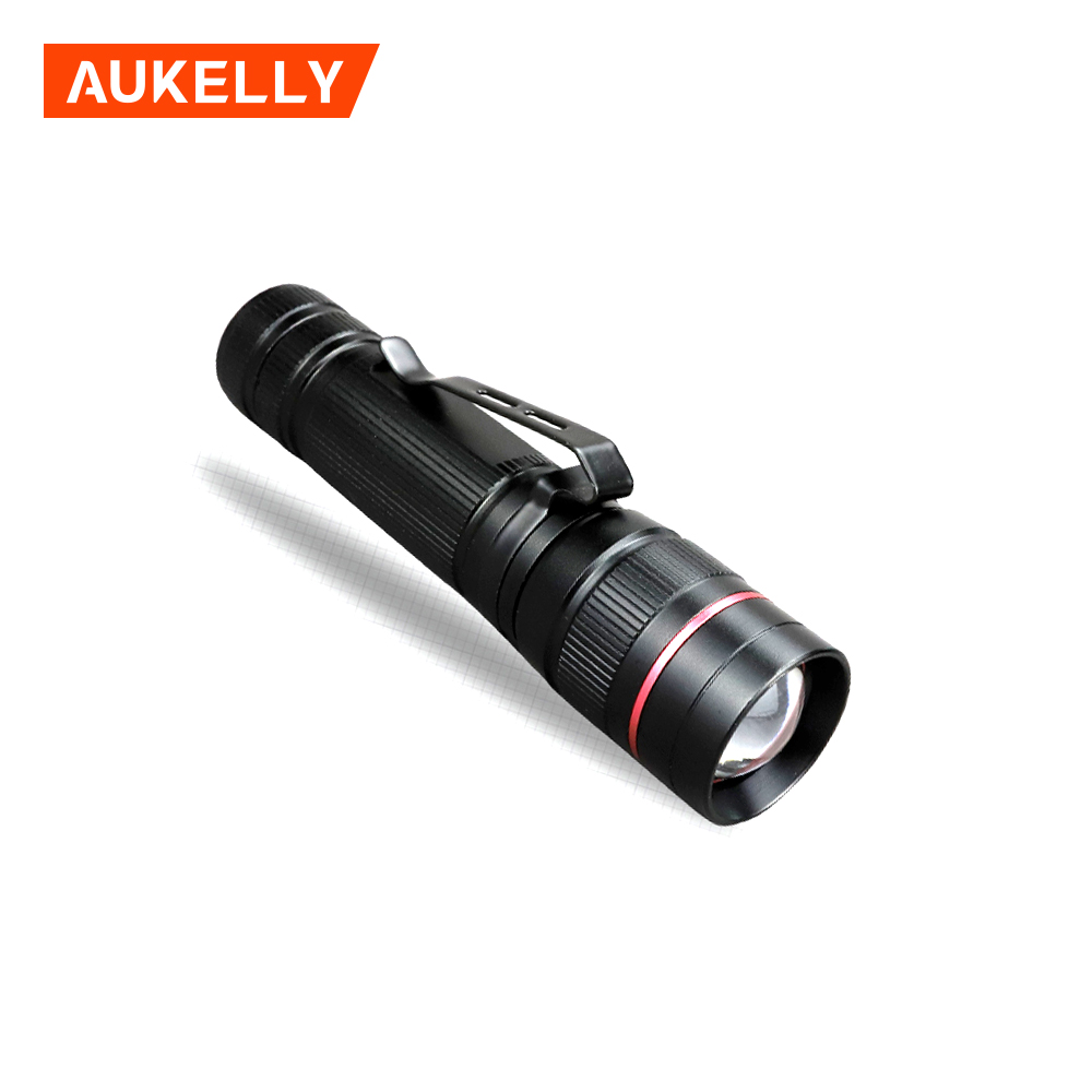 Aukelly LED Flashlight XML-T6 1000Lumen 3 Mode tactical flexible led torch light japanese torch