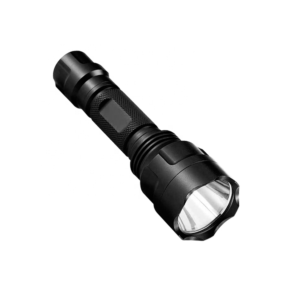 1000 Lumens Flat lens T6  Long Range el feneri LED Strong Torch Rechargeable Waterproof zaklamp Powerful Flashlights For Hunting