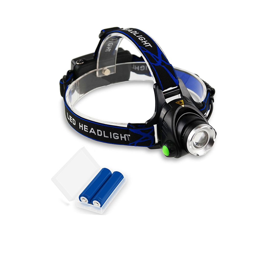 Comfortable water resistant dual light source rechargeable super brightnessl powerful mining headlamp HL9
