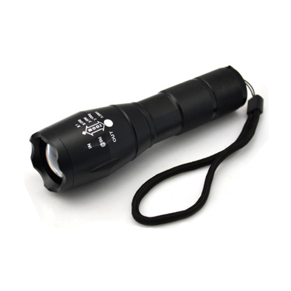 Zoomable Waterproof Led Flash light 18650 Tactical Torch rechargeable adjustable car emergency flashlight H8