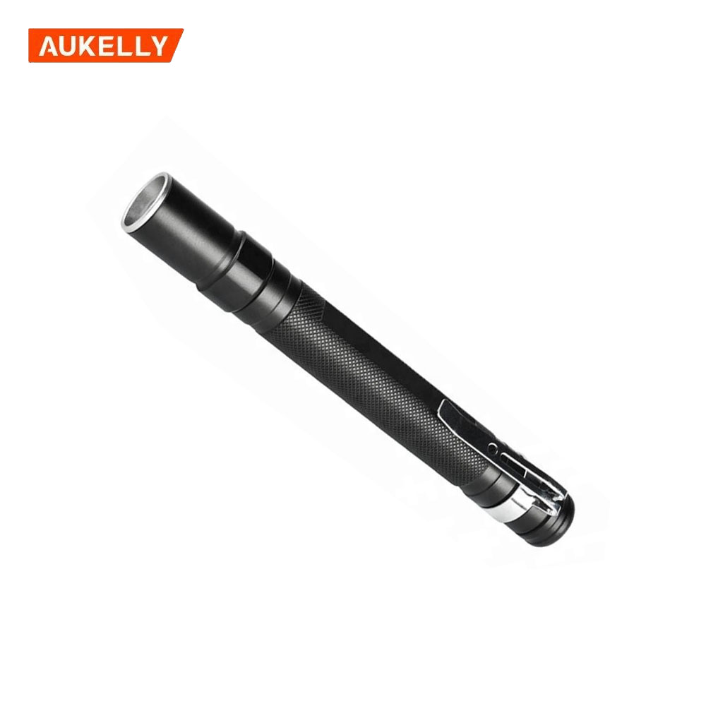 Aukelly Japanese Torch Aluminum Alloy Battery Pen Light Torch LED Flashlight Pen flexible led light