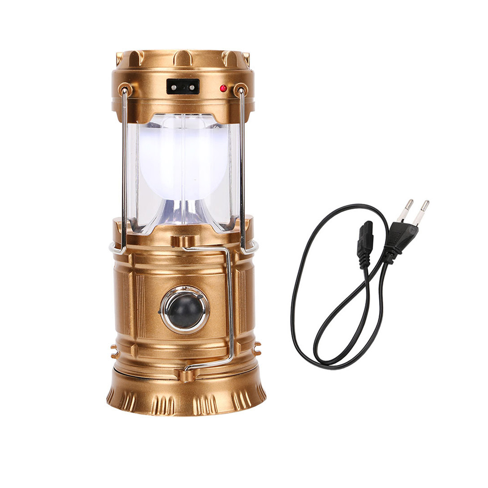 Foldable Solar 6+ 1 leds Hanging Direct Charge Camping Light Lamp/solar Home Camping lantern C2 Featured Image