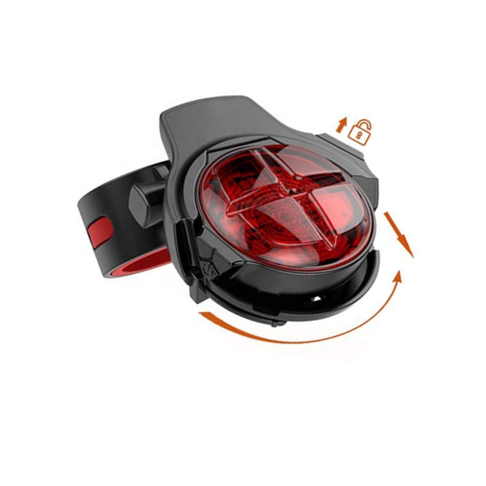 MTB Road Smart induction USB Rechargeable Bicycle rear Light 5 modes Cycling Braking Back lamp Safety Warning Bike tail Light B41