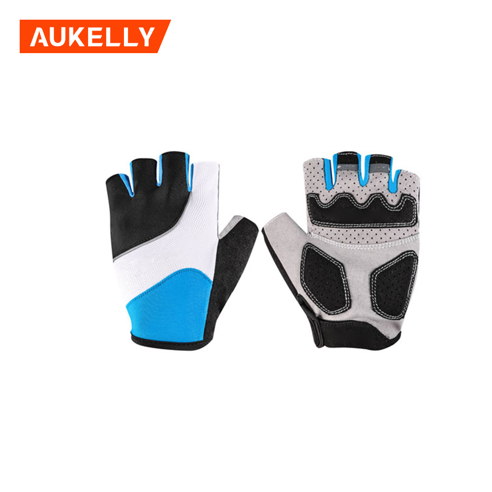 Anti Slip Gel Pad Bicycle Gloves Half Finger Cycling Gloves Breathable Outdoor Sports Men MTB Bikes Gloves B-G15