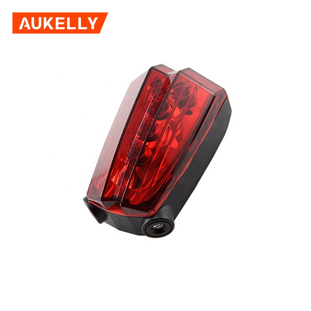 Bike Taillight 5 LED+2 Laser Beams Led Bicycle Laser Rear Light Safety Turn Signal Warning Lights for Cycling Accessories B102