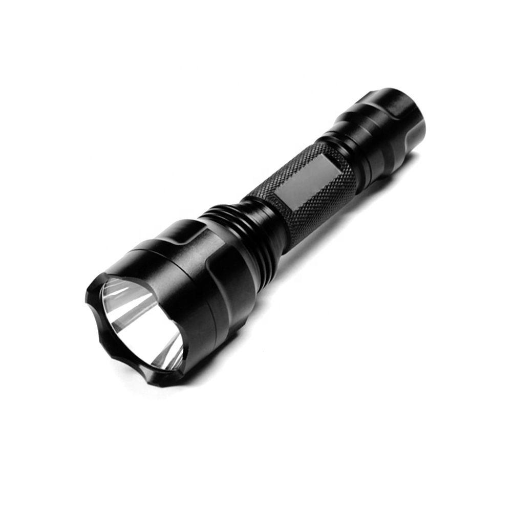 T6  Long Range el feneri 1000 Lumens Flat lens LED Strong Torch Rechargeable Waterproof zaklamp Powerful Flashlights For Hunting
