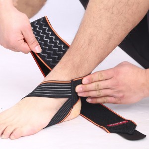 Hot Sale Compression Ankle Brace Sports Protection Ankle Brace Elastic Ankle Compression Support KP-07