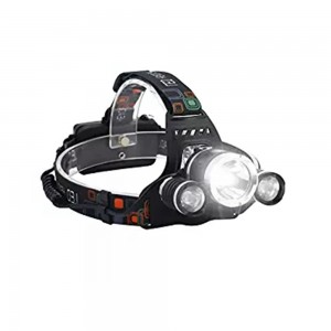 Factory Outlets China 12V USB Rechargeable Round 10W T6 LED Bike Headlamp