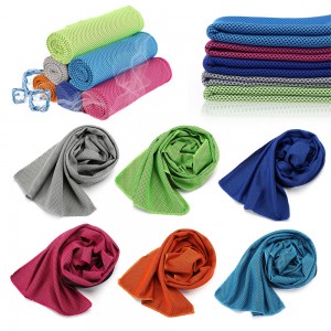 Microfiber Gift Sport Rapid Cooling Ice Face Outdoor Sport Quick-Dry Ice Summer Enduring Instant Chill Towel QT12