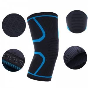 Knitted nylon sports knee pads KS-02