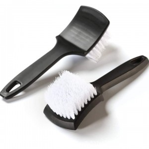 Car brush  wheel tire rim scrub detailing wash kit tool with short PP durable plastic handle cleaning tools Portable customized