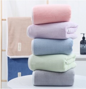 bath towel absorb water adult coral velvet Customizable Home hotel Large size multifunction shower Travel Towel