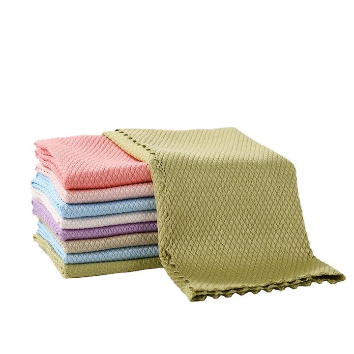 Microfiber Towel Bath -  Home Cleaning Towels Microfiber Ultra Fine Fish  Lint Free Microfiber Scale Cloth Cleaning Car Kitchen Glass Cloth microfiber – Honest
