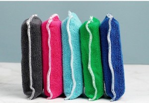 Cleaning Sponge Soft Microfiber Cleaning Proof Car Wax Brushes Home Block Polishing Soft Car Beauty Detailing Brush Applicator Pads