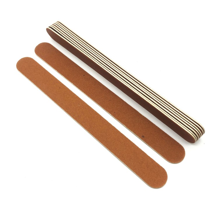 OEM Factory for Roller Towel Fabric - Nail File Brown Color Wholesale Wood Sanding 25pcs/set Nail Files Straight Art Manicure Emery Board Sanding Half Moon/Rectangle  – Honest