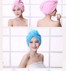 Microfiber Quick Drying Super Absorbent Thicken Women Fast Drying Hair Towel T-01