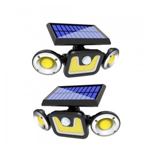 The New Listing White Light Outdoor Wall Lamp IPX6 Waterproof 3 Light Modes Solar Outdoor Light YL26
