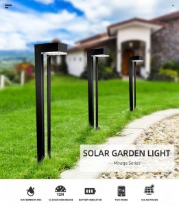 Waterproof Led Solar Light Waterproof Outdoor Garden With Pir Motion Sensor Solar Lawn Light YL24