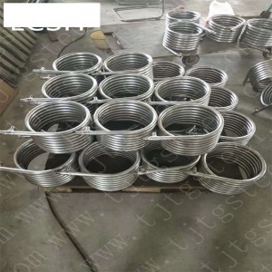 បំពង់ដែកអ៊ីណុក ASTM 304 សម្រាប់ម៉ាស៊ីនត្រជាក់ Beer cooling heat exchange coil stainless steel elbow Tube