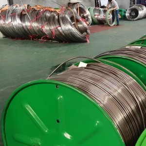 ASTM 1/2 ″ Stainless Steel coil tube alang sa lana