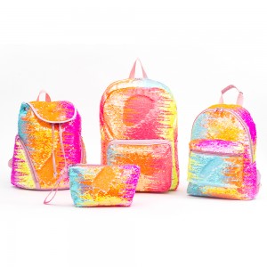 Fonkelende ster 2020 fashion tassen met pailletten in regenboogkleuren
