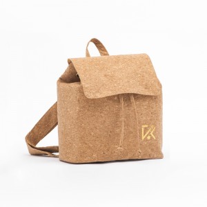 Eco-friendly naturali Woodgrained Paper Tessili kontra l-korrużjoni Durable Fashion Girl's Flip Open Backpack