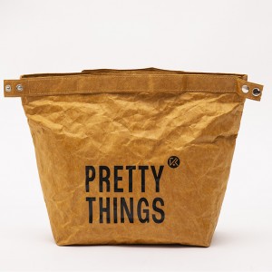 Lunch Bag Insulated Picnic Box ජල ආරක්ෂිත බෑග් ECO හිතකාමී ප්රතිචක්රීකරණය කළ හැකිය