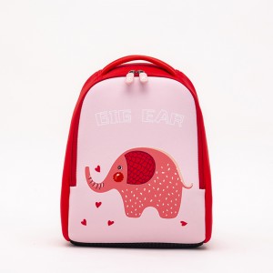 Милий дитячий рюкзак із зображенням мультфільму, неопренова дитяча сумка, м’який повітропроникний принт із зображенням слона