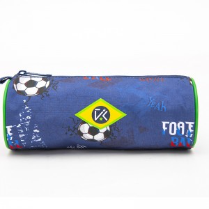 Football Student Pencil Bag Large Capacity Pencil Case For Boys