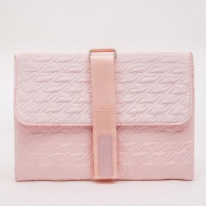 Fashion pink casual lady's ultrasonic Ipad bag