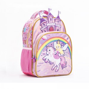New Fashion Holographic Leather Kids Primary School Bag For Girls