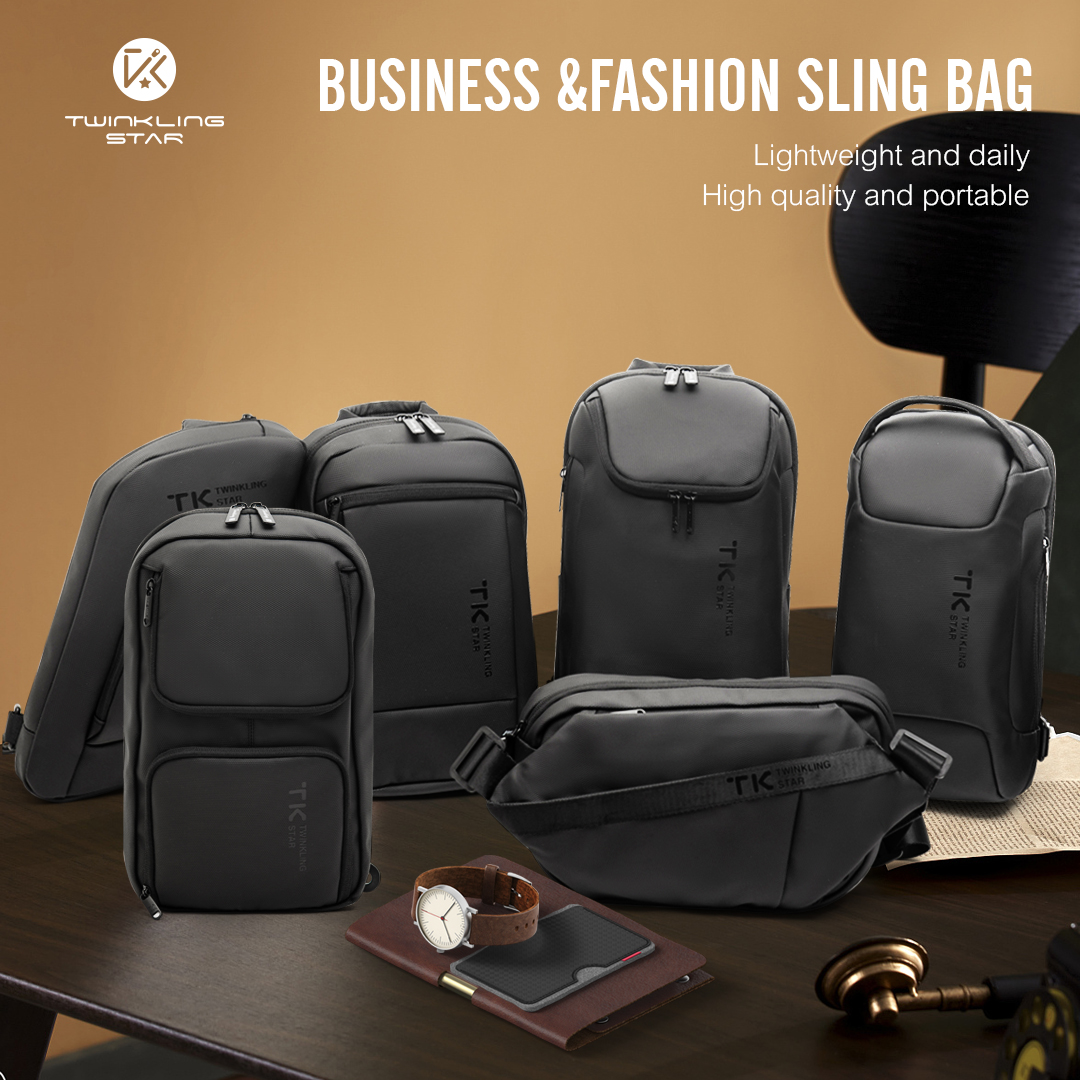 Men’s Shoulder Bag Multi Functional Waist Bag Business Simple Chest Bag Collection | Twinkling Star