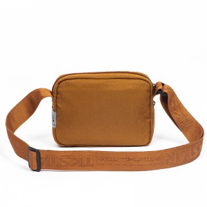 leisure fashion RPET fabric shoulder bag simple ug recyclable Eco-friendly nga adunay Jacquard ribbon