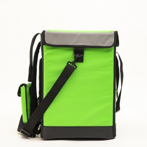 2022 new design green multi-functional large capacity food delivery backpack