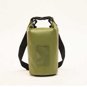 2L kapacitet Vattentät torr väska snorkelryggsäck strand vattentät väska strandryggsäck förvaringsväska