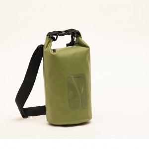 Bolsa seca impermeable de 2L de capacidad, mochila de buceo, bolsa impermeable para playa, mochila de playa, bolsa de almacenamiento