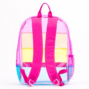 شفاف PVC وڏي گنجائش backpack